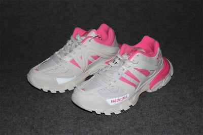 Wmns Track Sneaker 'White Fluo Pink'