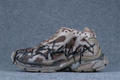 Balenciaga Runner Graffiti Sneaker – Brown