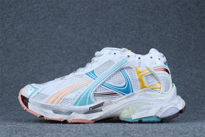 Wmns Runner Sneaker 'Worn-Out - White Blue Pink'