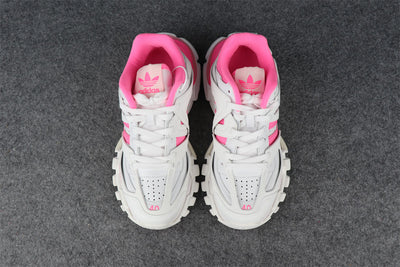 Wmns Track Sneaker 'White Fluo Pink'