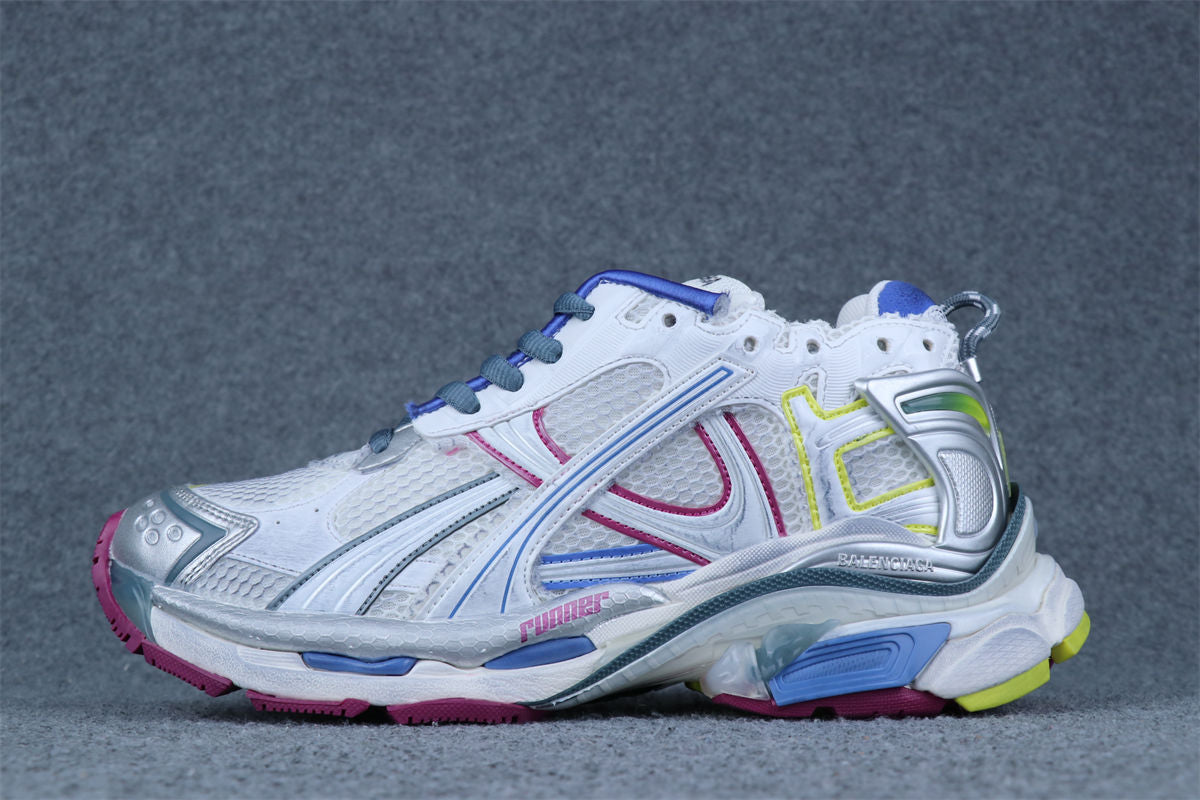 Wmns Runner Sneaker 'Worn-Out - White Purple Blue'