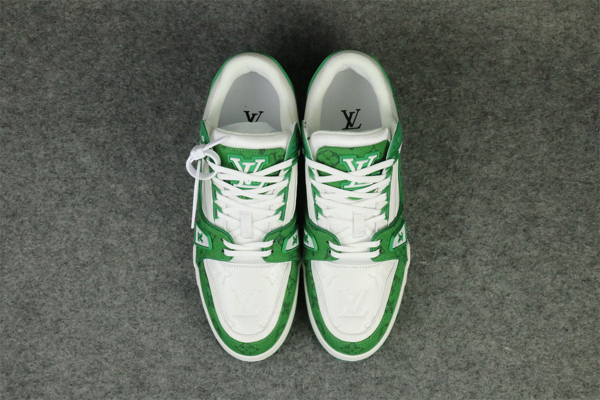 LVT Trainer 'Green Monogram Denim'