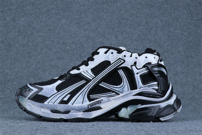 Runner Sneaker 'White Black White'