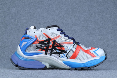 Runner Graffiti Sneaker 'Grey Red Blue'