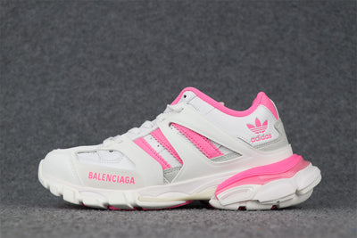 Wmns Track Sneaker 'White Fluo Pink'