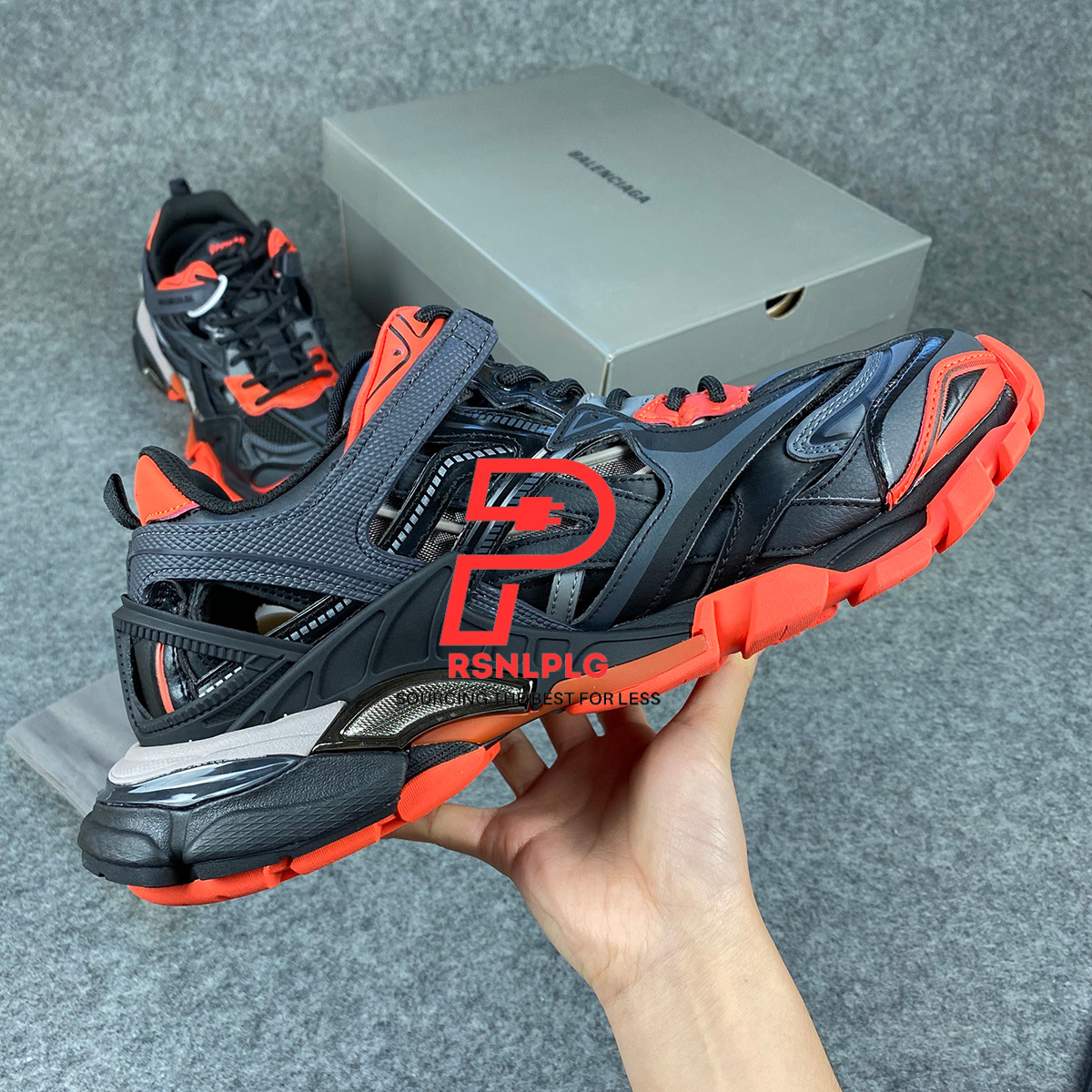 Track.2 Trainer 'Black Red Grey'