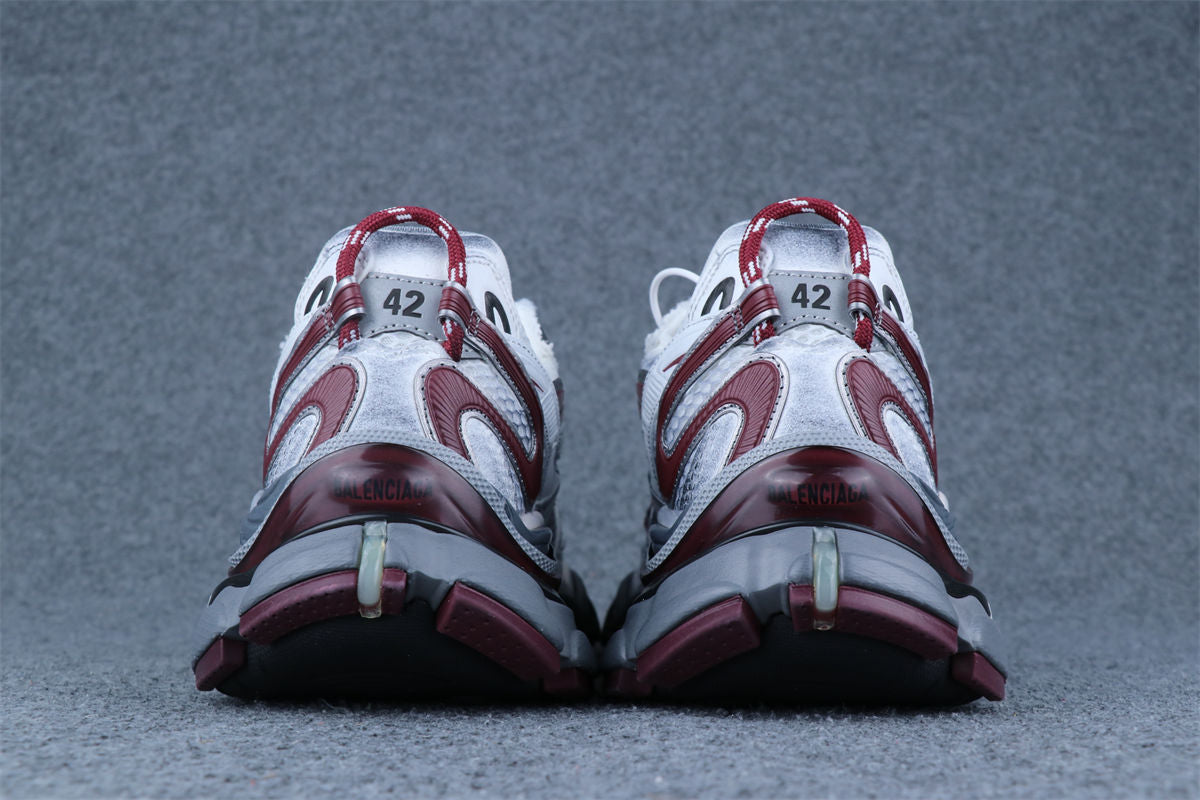 Wmns Runner Sneaker 'White Burgundy'