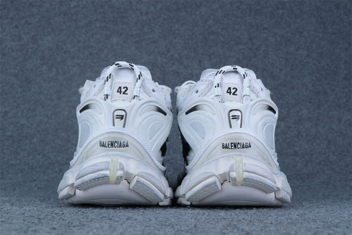 Runner Sneaker 'Worn-Out - Grey White Black'