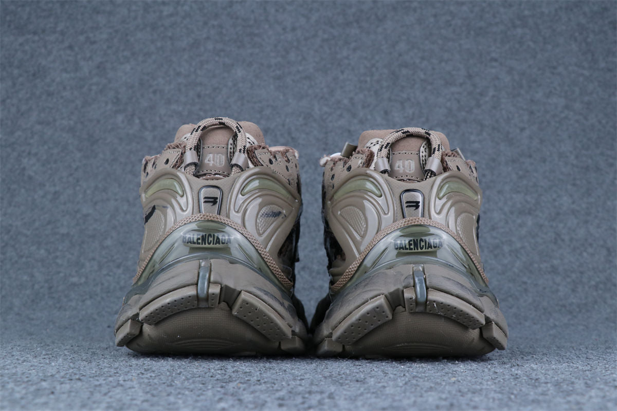 Balenciaga Runner Graffiti Sneaker – Brown