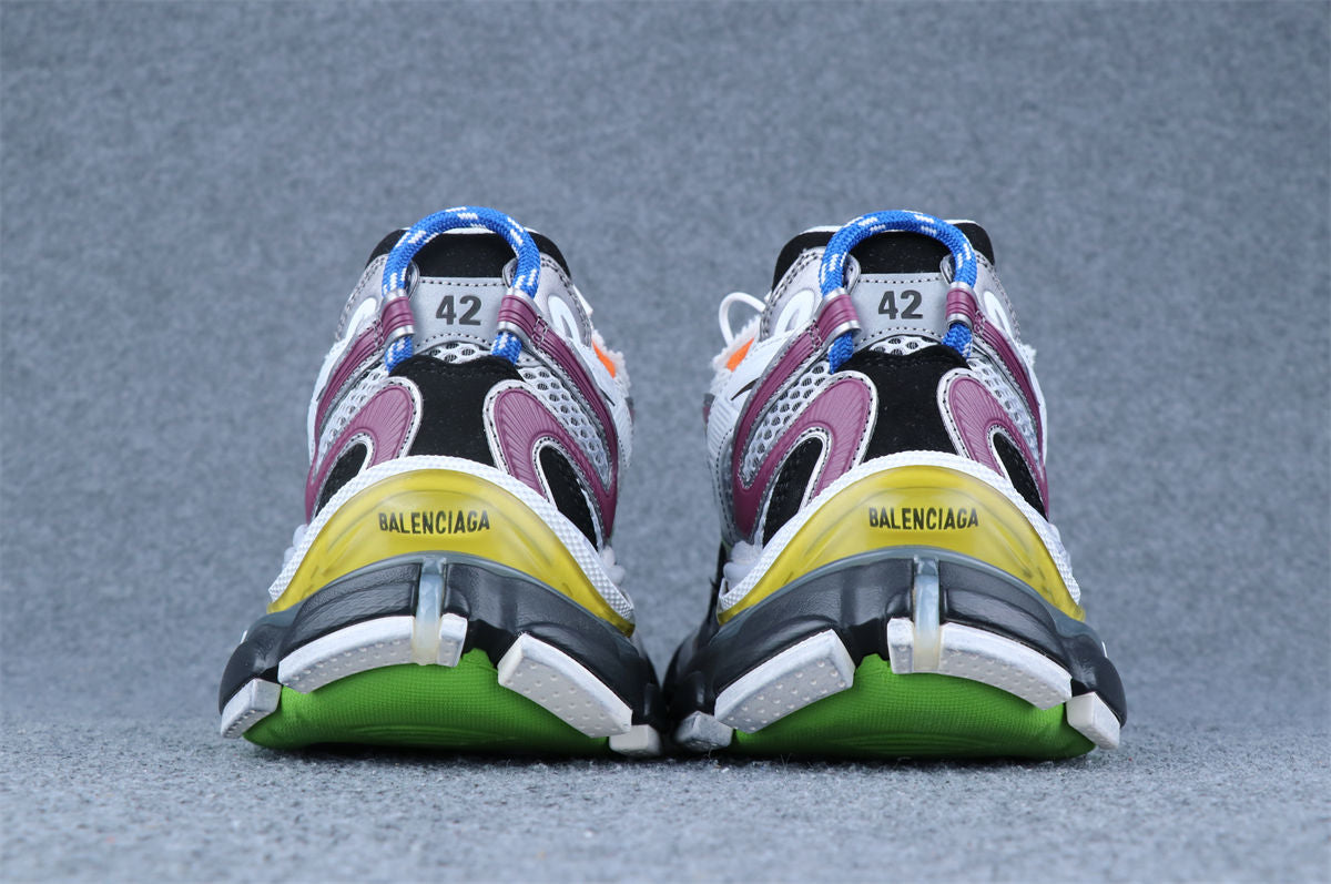 Runner Sneaker 'White Multi-Color'
