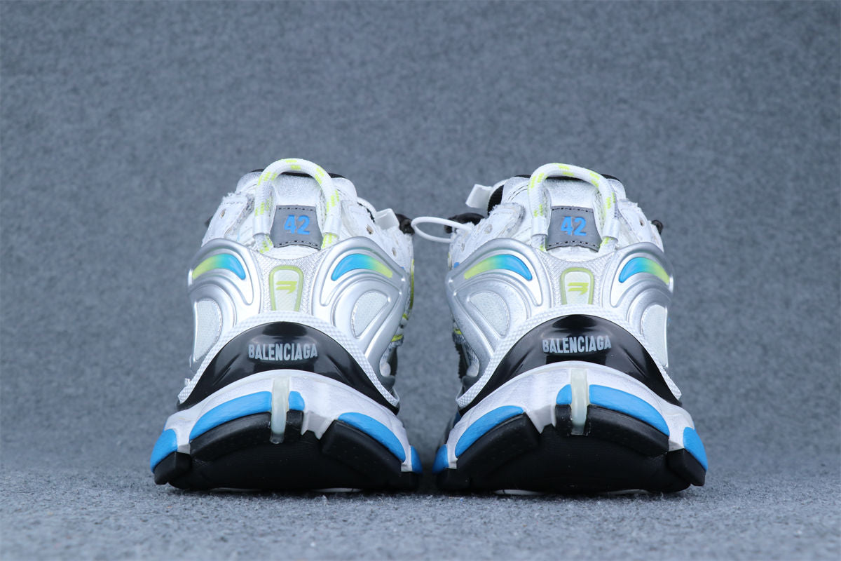 Runner Sneaker 'White Yellow Blue'