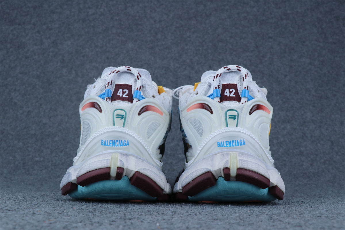 Wmns Runner Sneaker 'Worn-Out - White Blue Pink'