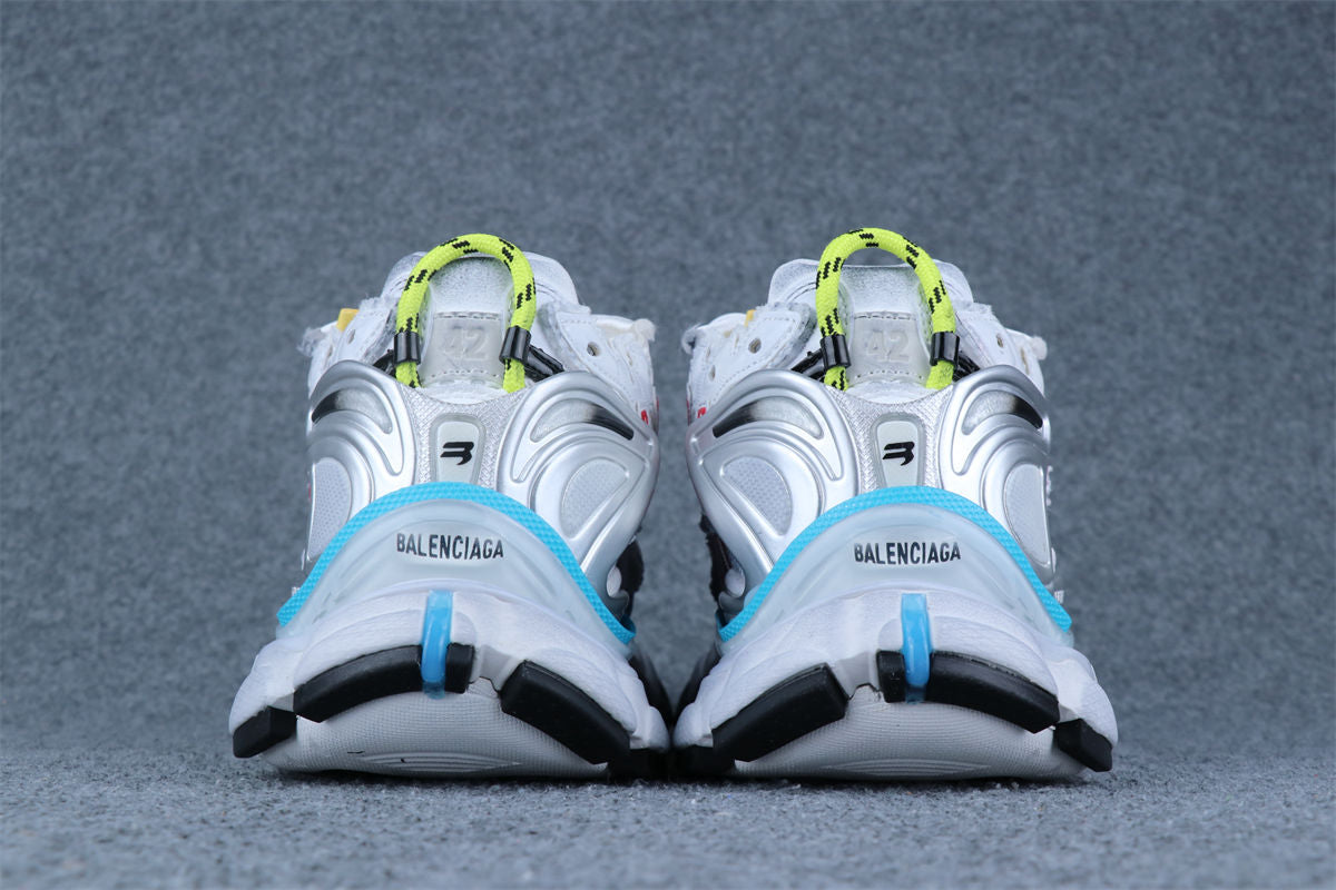 Runner Sneaker 'Worn-Out - White Multi-Color'