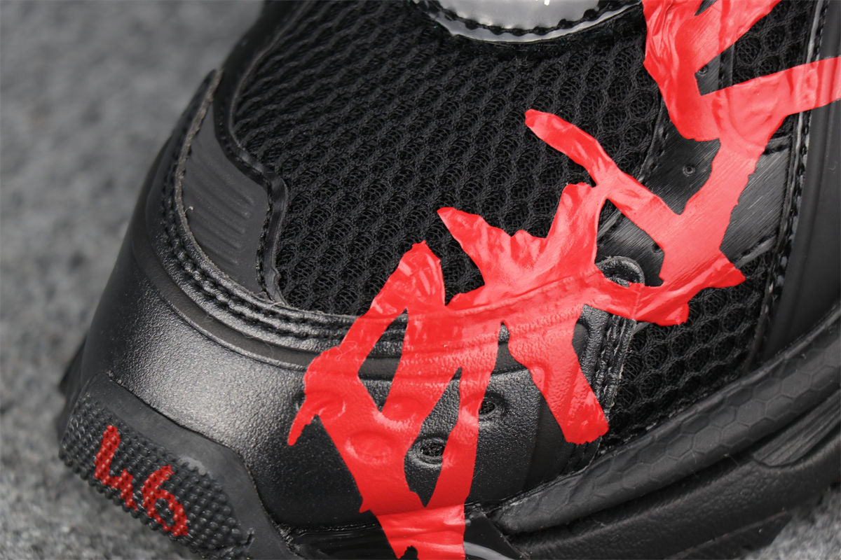 Runner Sneaker 'Graffiti - Black Red'