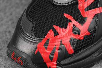 Runner Sneaker 'Graffiti - Black Red'