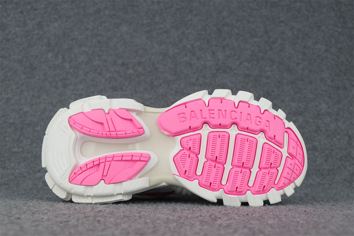 Wmns Track Sneaker 'White Fluo Pink'