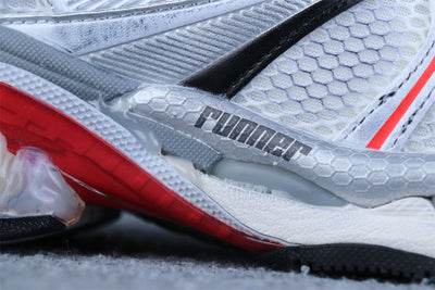 Runner Sneaker 'Silver White Red Orange'