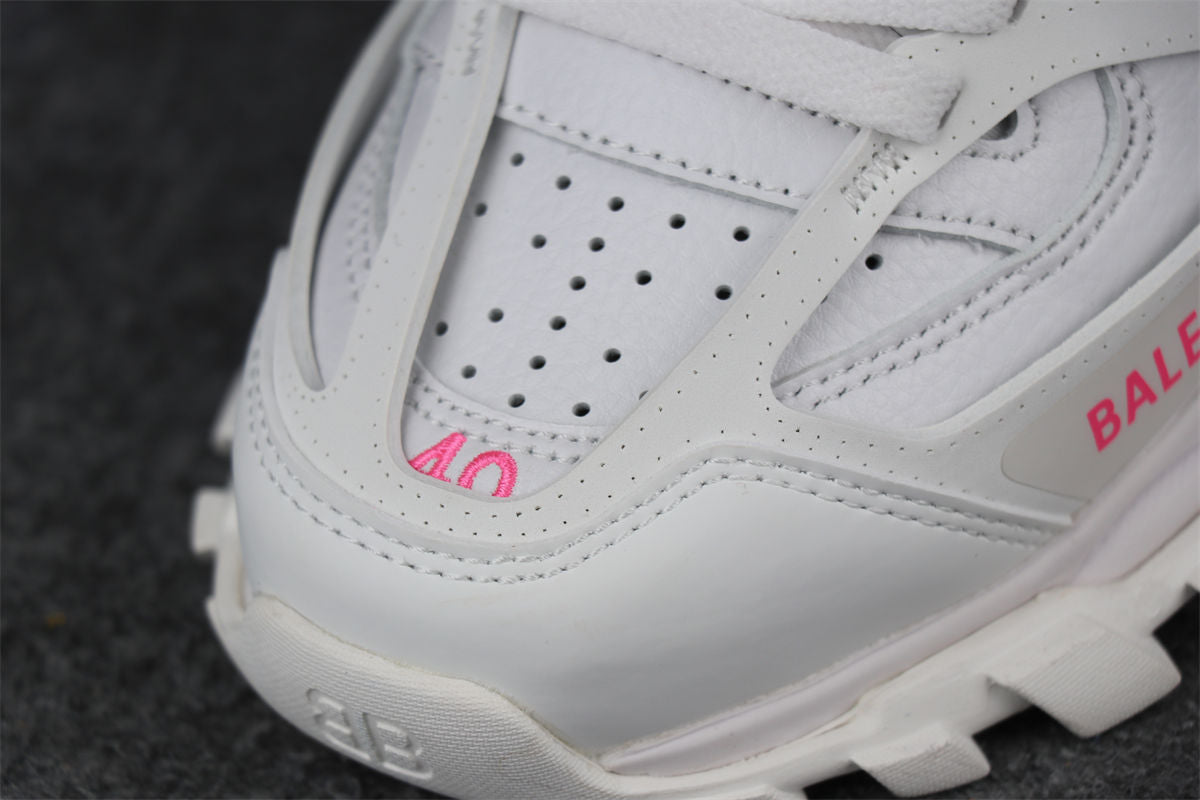 Wmns Track Sneaker 'White Fluo Pink'