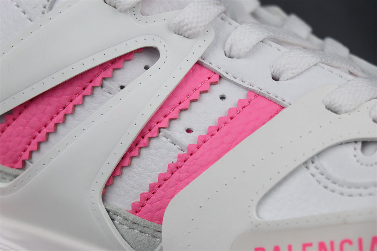 Wmns Track Sneaker 'White Fluo Pink'