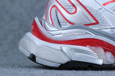Runner Sneaker 'Silver White Red Orange'