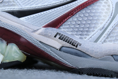 Wmns Runner Sneaker 'White Burgundy'