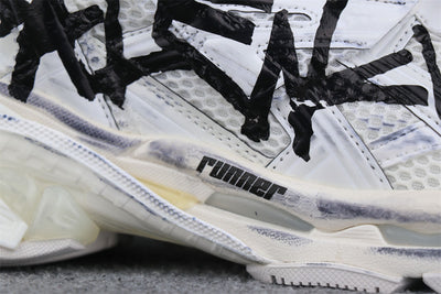 Runner Sneaker – Graffiti 'White'