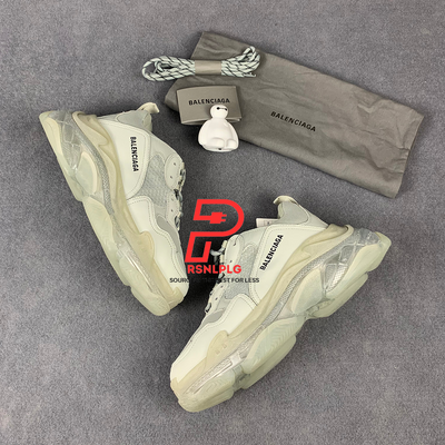 Triple S Clear Sole 'White Grey'