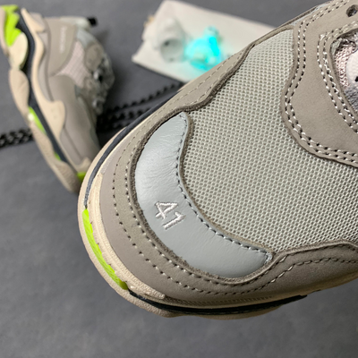 Triple S Sneaker 'Grey Neon'