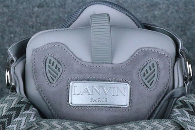 Lanvin Curb Sneakers 'Speckled Effect - Light Grey'