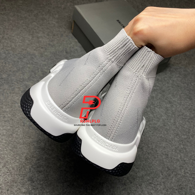 Speed Trainer Mid 'Allover Logo - 'Grey'