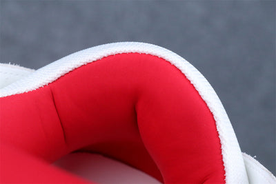 Lanvin Curb Sneakers 'White Red'