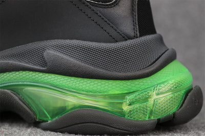 Wmns Triple S 'Black Yellow Fluo'