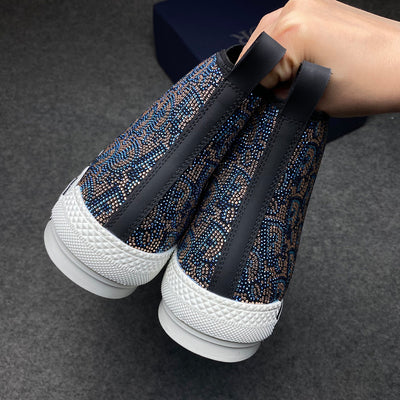 B23 High 'Oblique Strass - Blue'