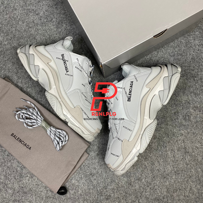 Triple S 'Allover Logo - Grey'