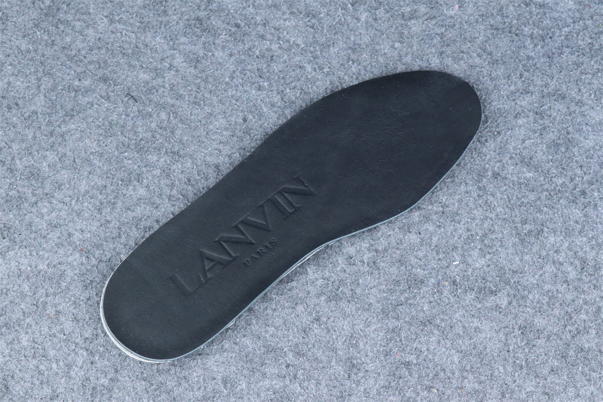 Lanvin Curb Sneakers 'Black Grey'