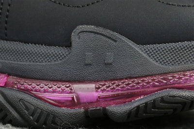 Wmns Triple S 'Clear Sole - Black Pink Neon'