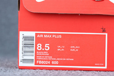 Air Max Plus 'Bred Reflective'