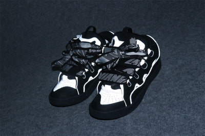 Lanvin Curb Sneakers 'Black Grey'