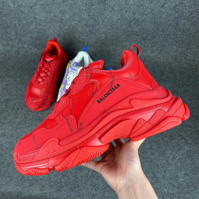 Triple S 'Allover Logo - Red'