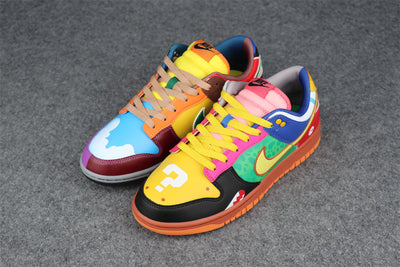(CUSTOM) Nike Dunk Low "What the Super Mario"