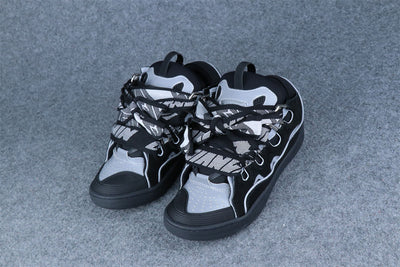 Lanvin Curb Sneakers 'Black Grey'