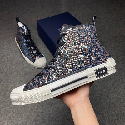 B23 High 'Oblique Strass - Blue'