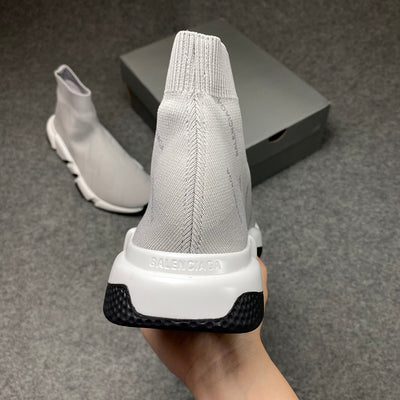 Speed Trainer Mid 'Allover Logo - 'Grey'