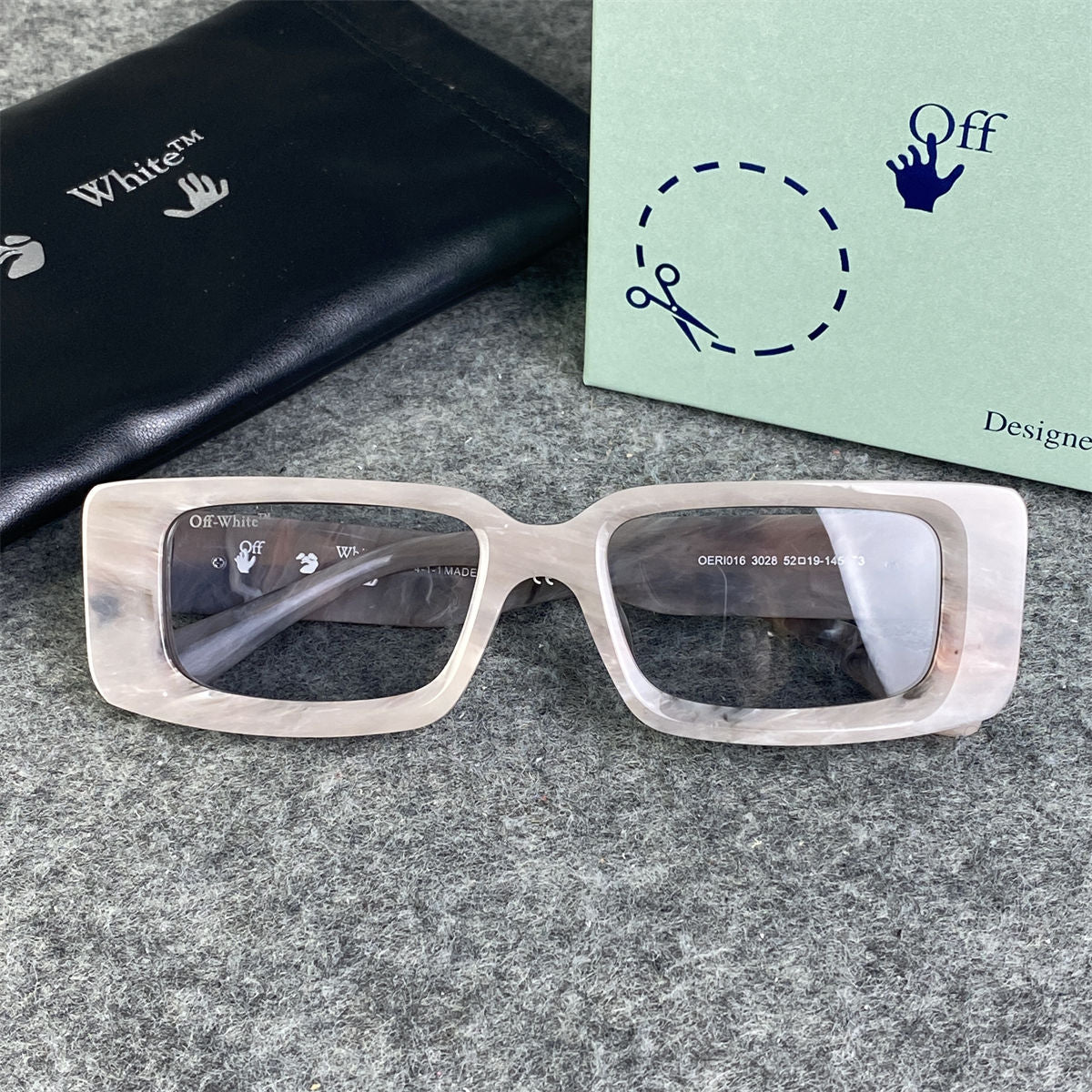 Off-White Light Grey Sunglasses