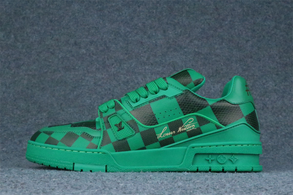 LVT Trainer Sneaker 'Damier Pop Green'