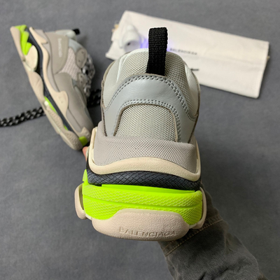 Triple S Sneaker 'Grey Neon'