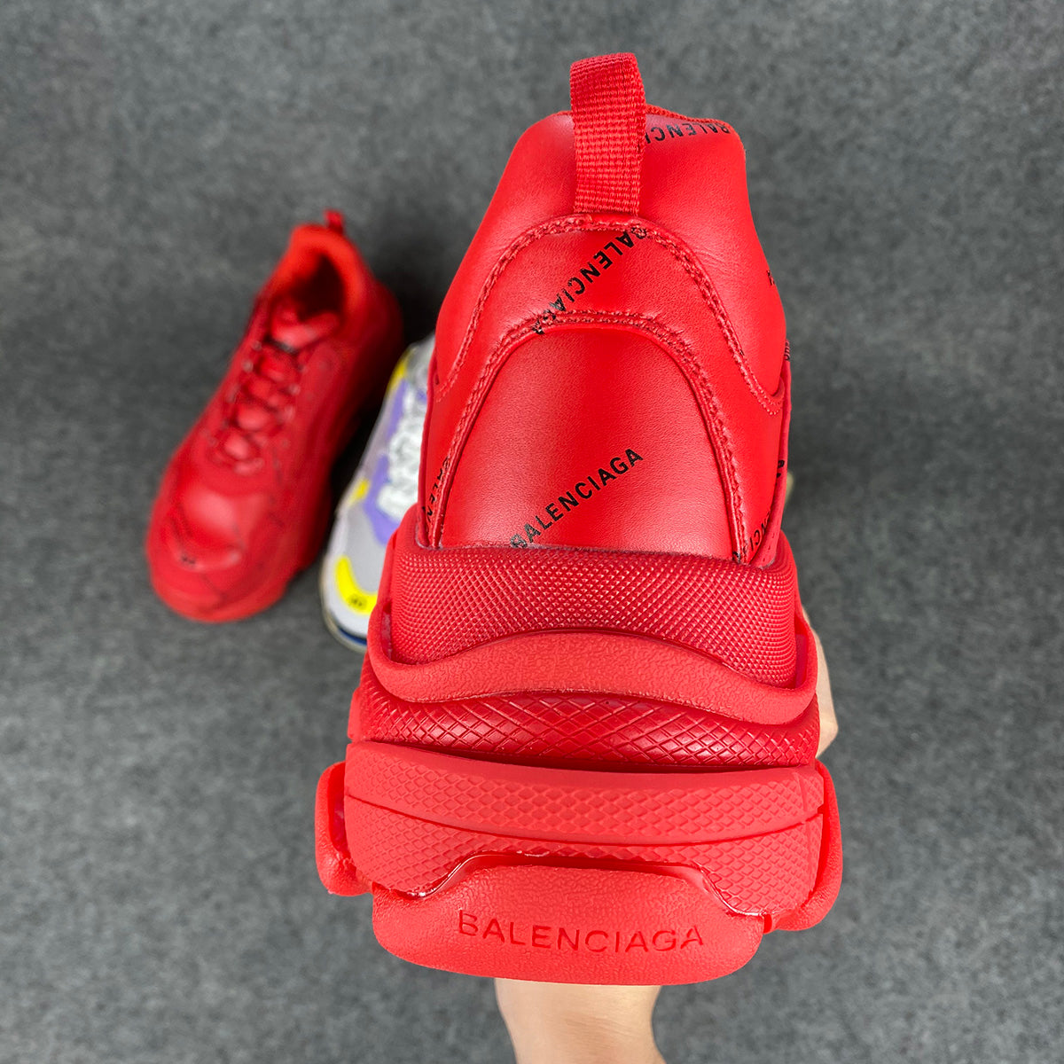 Triple S 'Allover Logo - Red'