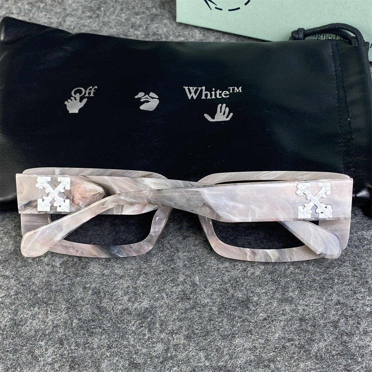 Off-White Light Grey Sunglasses
