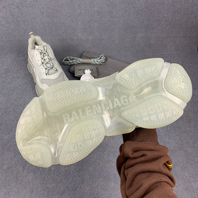 Triple S Clear Sole 'White Grey'