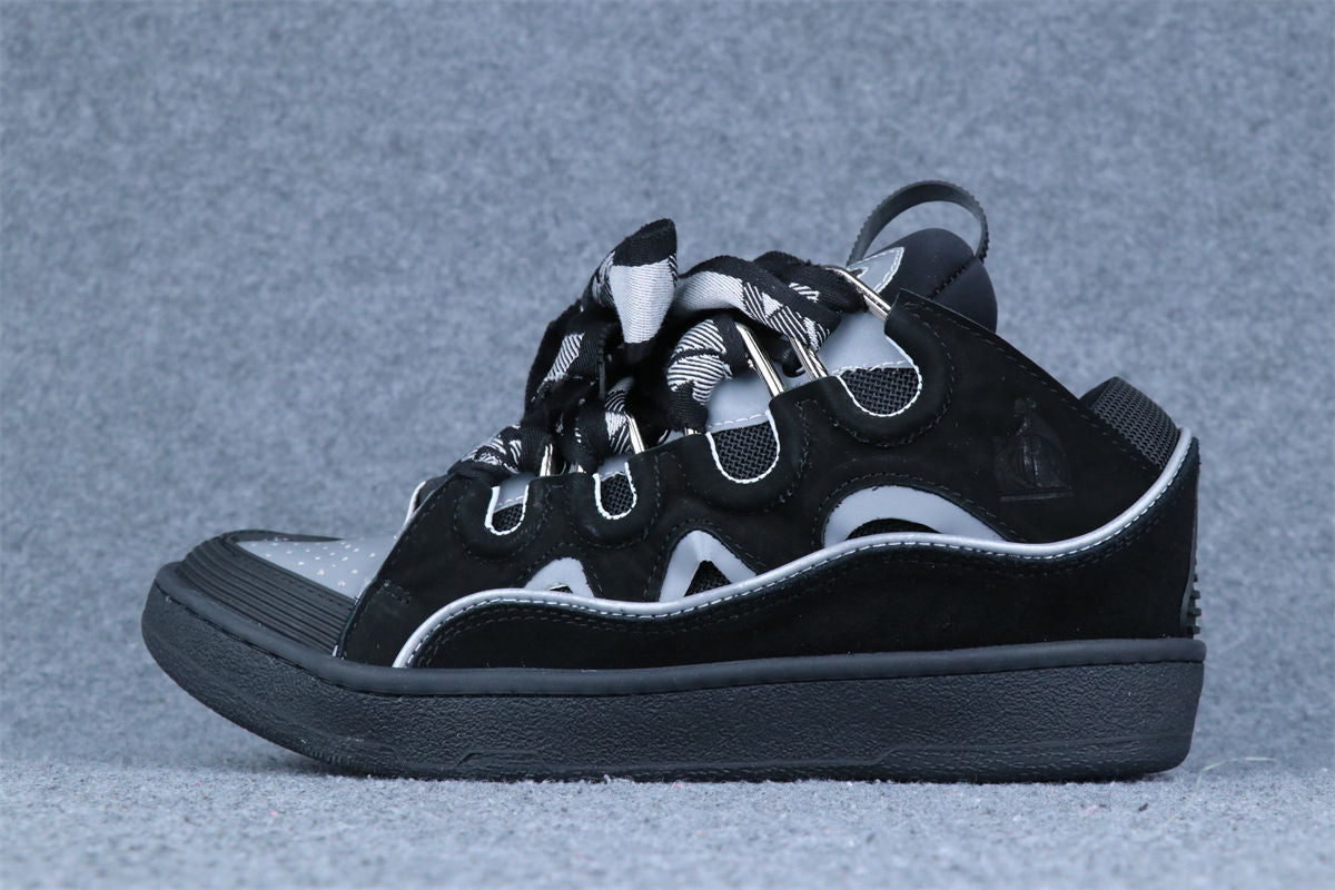 Lanvin Curb Sneakers 'Black Grey'